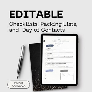 Complete Wedding Planner Printable
