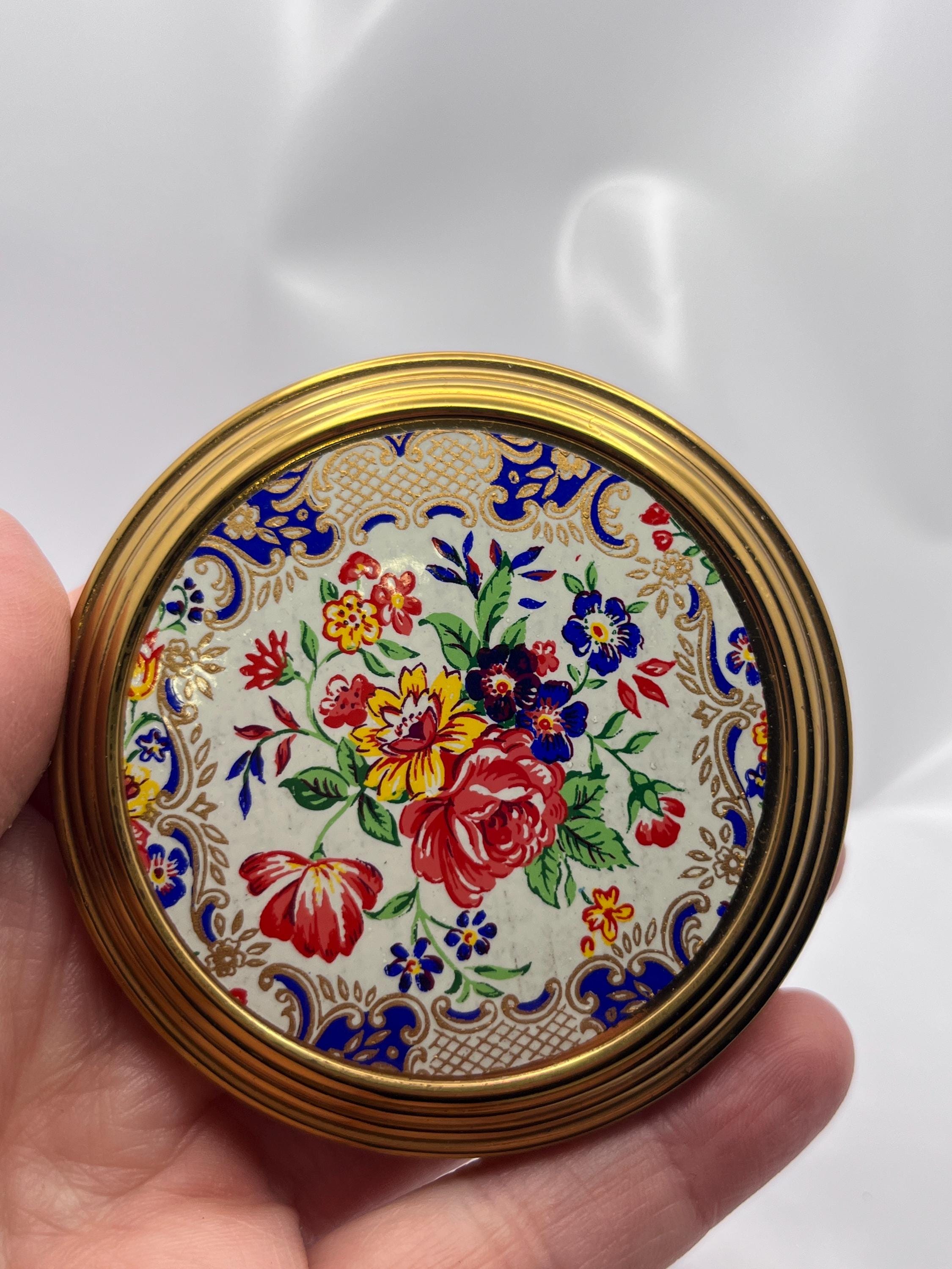 イングランドヴィンテージStrattone コンパクト Stratton England Vintage Compact - Etsy