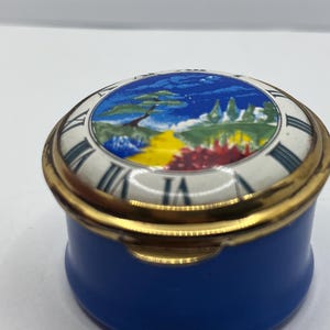 Staffordshire Enamels Trinket Box - Etsy