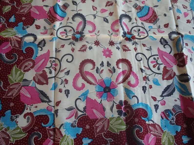  Batik  indon sien  par o par o tissu  100 coton Couleur 