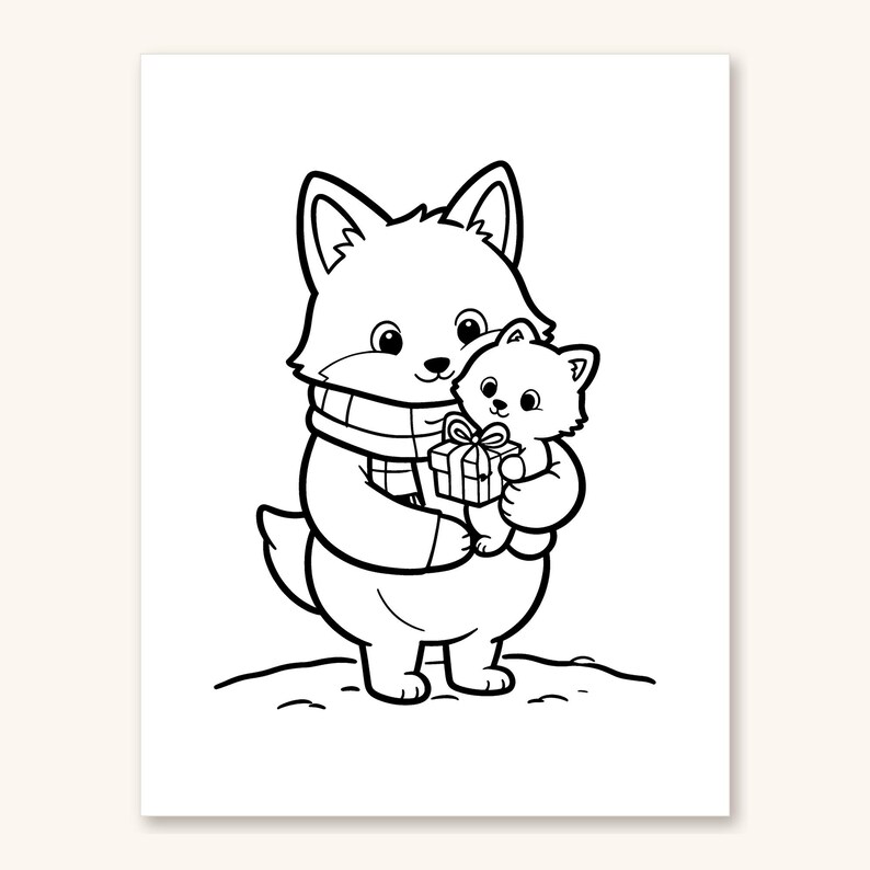 Christmas Coloring Pages for Kids, Christmas Coloring Sheets, Christmas Activities for Kids, 30 Easy Printable Pages (PDF Download) bild 4