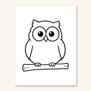 Dibujos para colorear de Halloween para niños pequeños, 30 imágenes grandes y sencillas para edades de 2 a 5 años, actividad preescolar (descarga en PDF) imagen 4