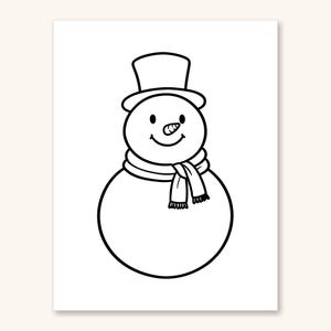 Christmas Coloring Pages for Toddlers, Toddler Coloring Pages, Christmas Activities for Toddlers, Big Simple Pictures, 30 Printable bild 4