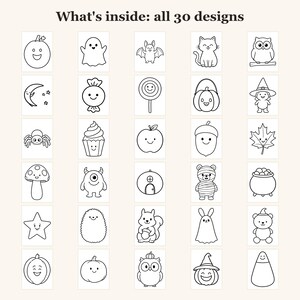 Dibujos para colorear de Halloween para niños pequeños, 30 imágenes grandes y sencillas para edades de 2 a 5 años, actividad preescolar (descarga en PDF) imagen 3