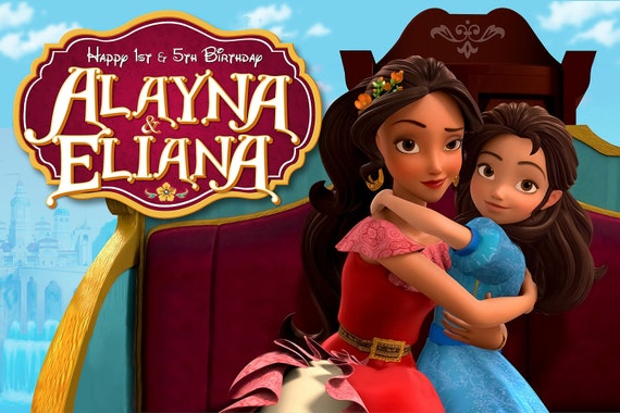 Elena of Avalor Themed Backdrop - .JPEG File via Email Delivery - You Print Your Own Il_570xn