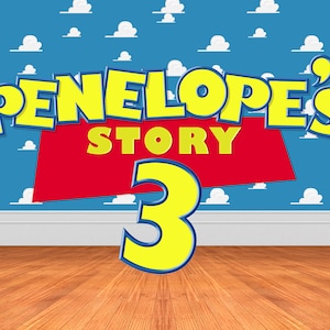 Toy Story sullo sfondo a tema stampabile digitale FILE solo - si stampa