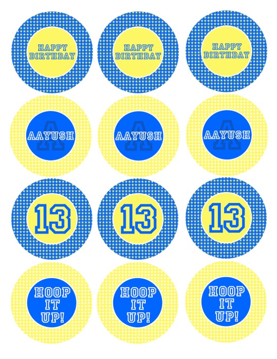 Printable Golden Nation Warriors Cup Cake Toppers Preset - 2.5 graphic about Warriors Schedule Printable called Printable Golden Region Warriors Cup Cake Toppers Mounted - 2.5