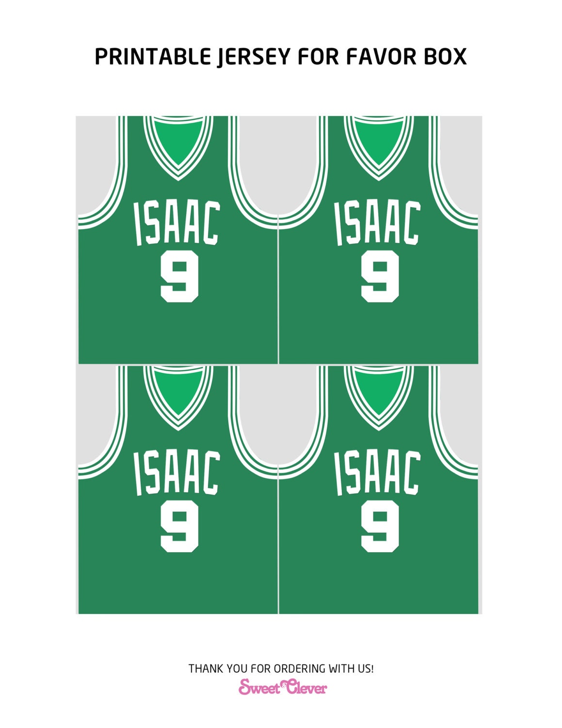 Personalized Jersey Shirt Design Only for Basketball Origami Etsy