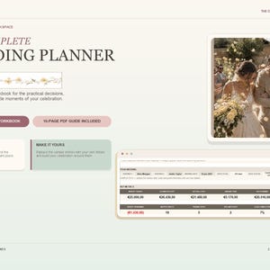 Wedding Planner Spreadsheet, Budget Tracker, Wedding Planner Books, Wedding Planner Template, Wedding Checklist, Wedding Timeline