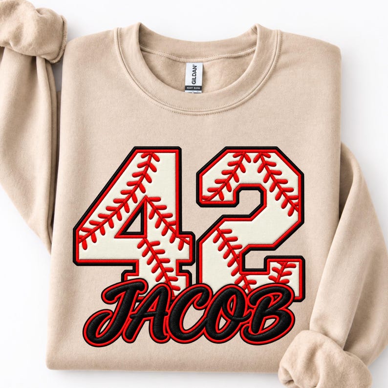 Custom Baseball Name and Number DTF Ready to Press, Retro Personalized ...