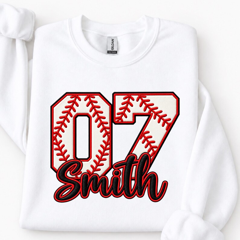 Custom Baseball Name and Number DTF Ready to Press, Retro Personalized ...