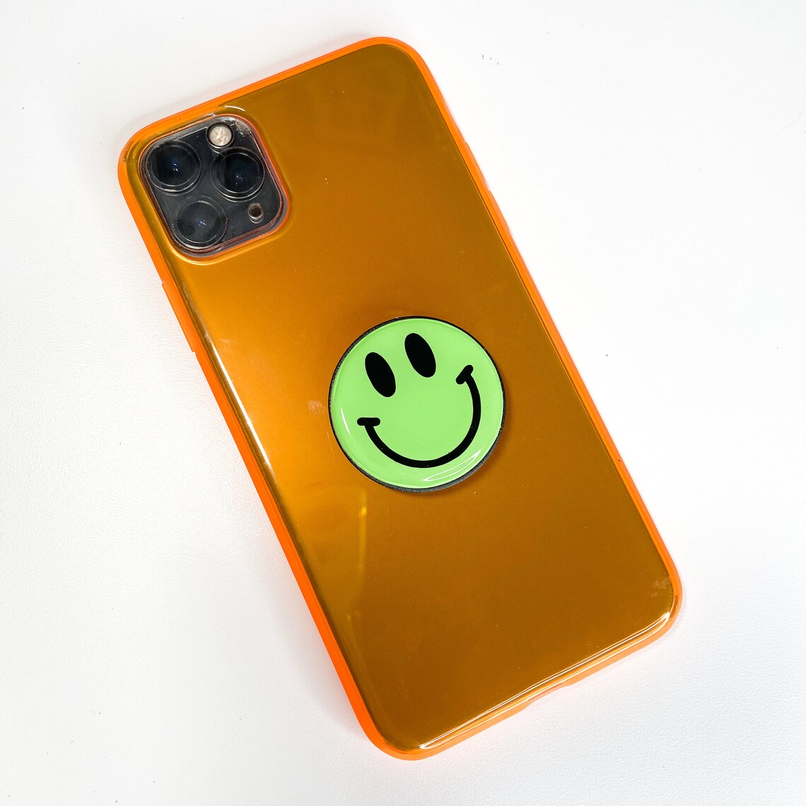 Smiley Face Phone Grip. Phone Holder. Smiley. Polymer clay Etsy