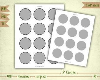 Download Cupcake Topper Template Etsy