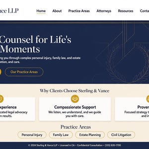 Kadence Child Theme for Law Firms, Lawyer WordPress Website Template, Attorney Website Theme WP, Legal Consultant Design