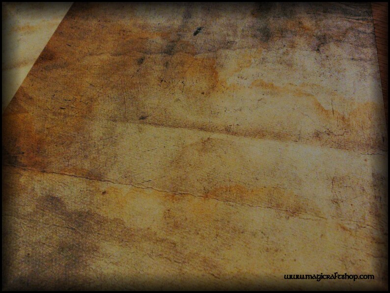 Parchment pages HD printed A4 size in two different kind of Etsy