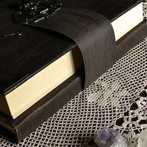 PRACTICAL MAGIC Book of shadows - BIG size A4 31x22 cm - replica blank pages removable pages screws binding fixed binding grimoire diary image 3