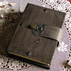 PRACTICAL MAGIC Book of shadows - BIG size A4 31x22 cm - replica blank pages removable pages screws binding fixed binding grimoire diary image 7