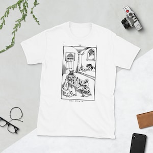 Ninth gate LCF engraving t-shirt unisex - cotton white - 7th engraving LCF - Ninth Gates to the kingdom of shadows replica