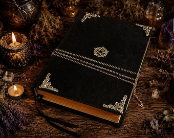 Handmade Book of Shadows | Custom Wicca Grimoire | Witchcraft Journal | Pagan Spell Book | Personalized Magical Diary | Unique Gift A5 size