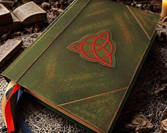 Charmed Book of Shadows Inspired | Custom Grimoire A6 Spellbook | Handmade Witch Journal | Vegan Cover | Blank Pages | Wiccan Witchcraft