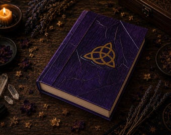 Book of Shadows Triquetra Different colors - medium size A5 22x16 cm wicca pagan magic diary