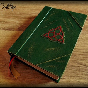 Charmed Book of Shadows Replica – Grimoire with original Pages | Wicca Spellbook | Custom Handmade | English, Italian or french A4