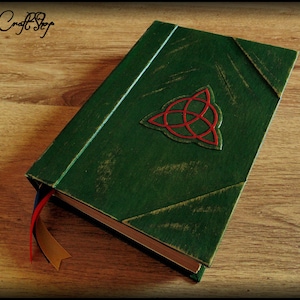 Charmed Book of Shadows Replica – Grimoire with original Pages | Wicca Spellbook | Custom Handmade | English & Italian A6 - 11x16 cm | wicca