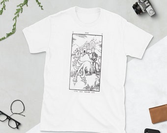 Ninth gate LCF engraving t-shirt unisex - cotton white - 9th engraving LCF - Ninth Gates to the kingdom of shadows replica