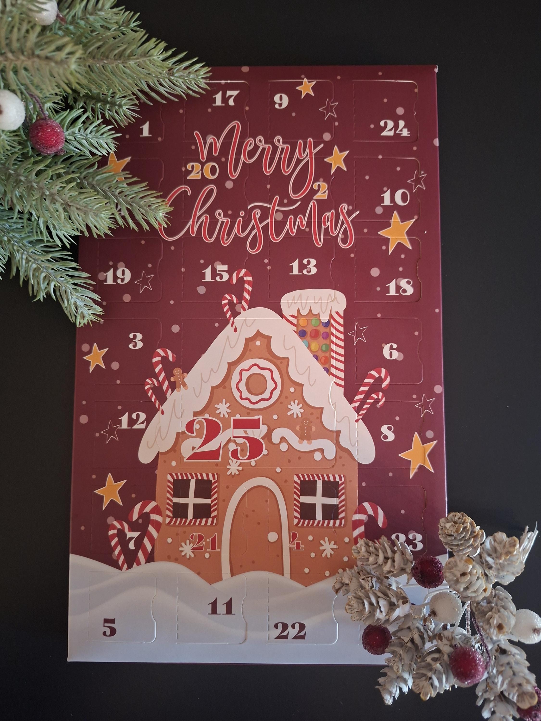Christmas Wax Melt Advent Calendar (Gingerbread House)- 25 Festive Scented Melts