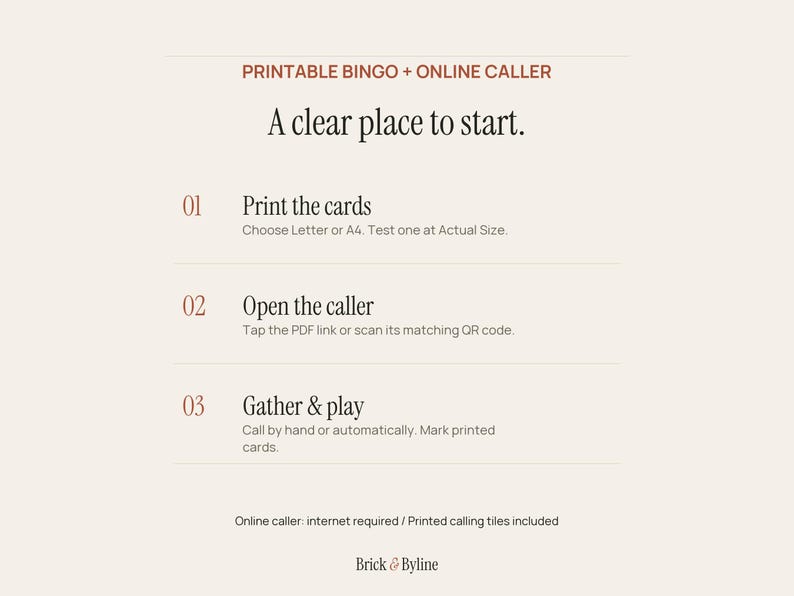 Halloween Bingo Printable, 24 Illustrated Cards with Automatic Online Caller image 3