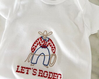 Let's rodeo onesie