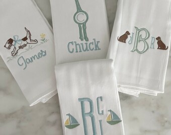 Little Boy Burp Cloths #2