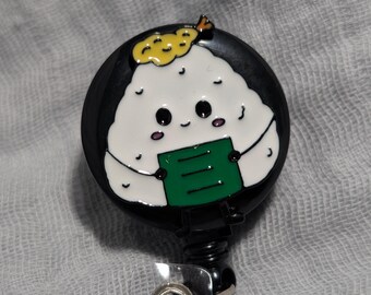 Sushi Badge Reel Alligator Clip