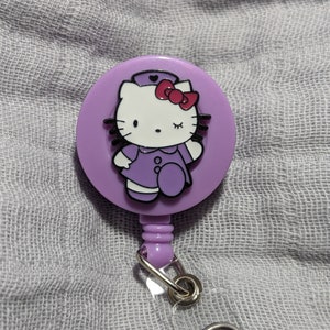 HK Nurse Badge Reel - Cute Badge Reel Alligator Clip