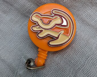 LK Simba Badge Reel Alligator Clip