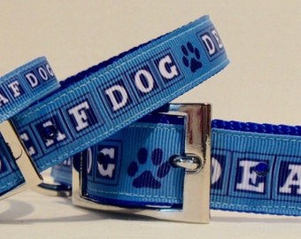 Taubhundehalsband: Nylonband Halsband für besondere Bedürfnisse