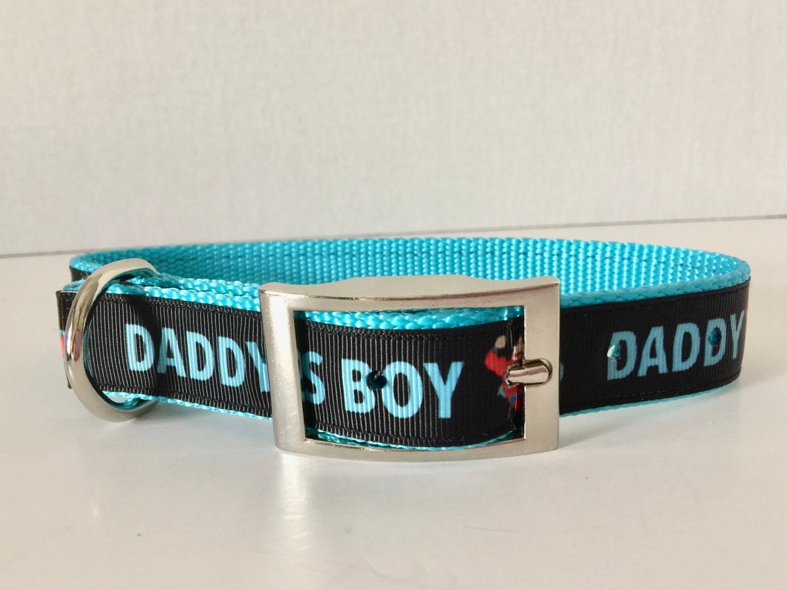 Daddy's Boy Dog Collar Mommy's Girl Dog Collar Etsy