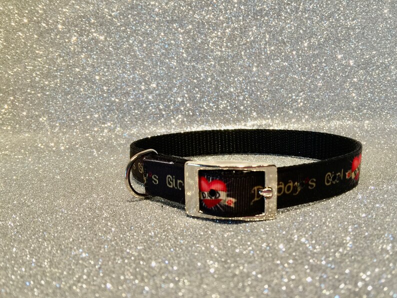 Mama's Boy Dog Collar Daddy's Girl Dog Collar Etsy