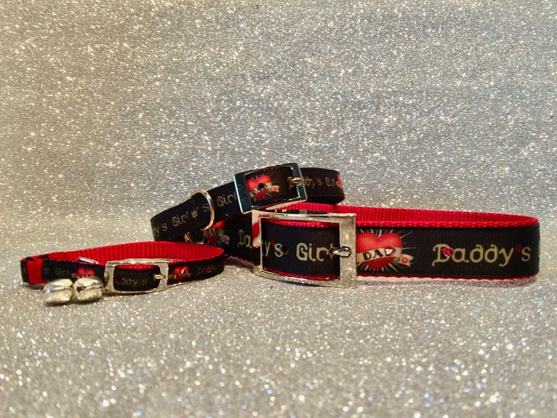 Mama's Boy Dog Collar Daddy's Girl Dog Collar Etsy