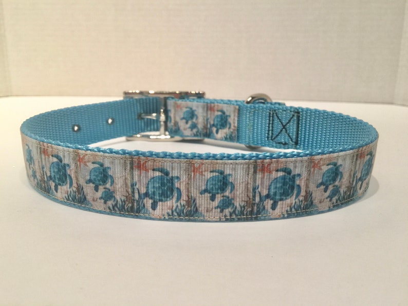 Turtle Dog Collar Sea Turtle Dog Collar