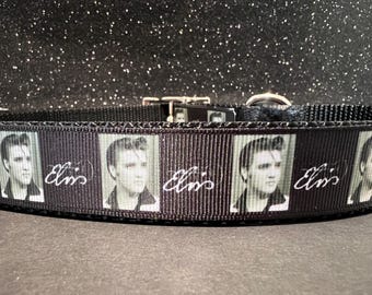Elvis Dog Collar: Rock and Roll Nylon Pet Collar