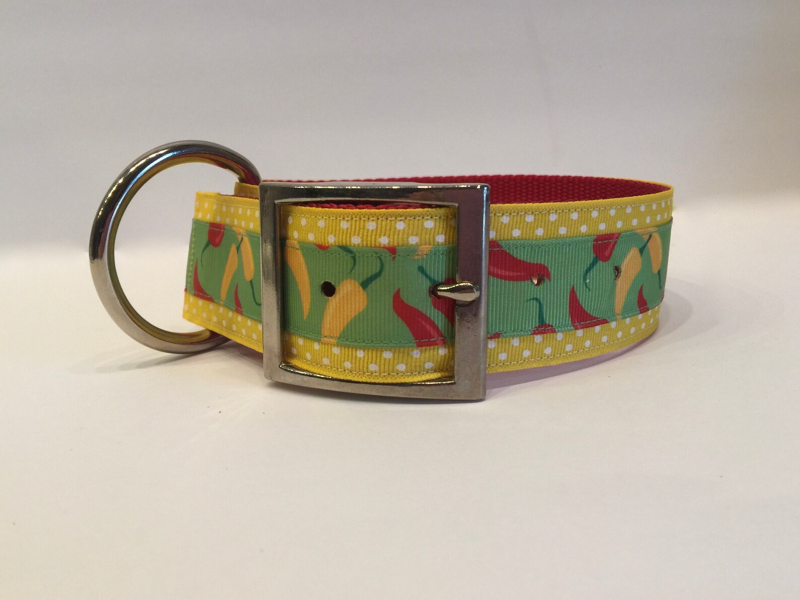 1.5 Chili Pepper Dog Collar Chili Peppers Dog Collar Etsy