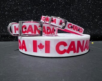 Canada afgescheiden halsband voor honden of katten, Canadese vlag