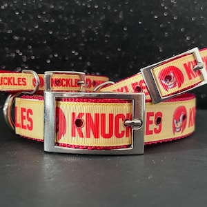 Knuckles Dog Collar, Knuckles Cat Breakaway Collar