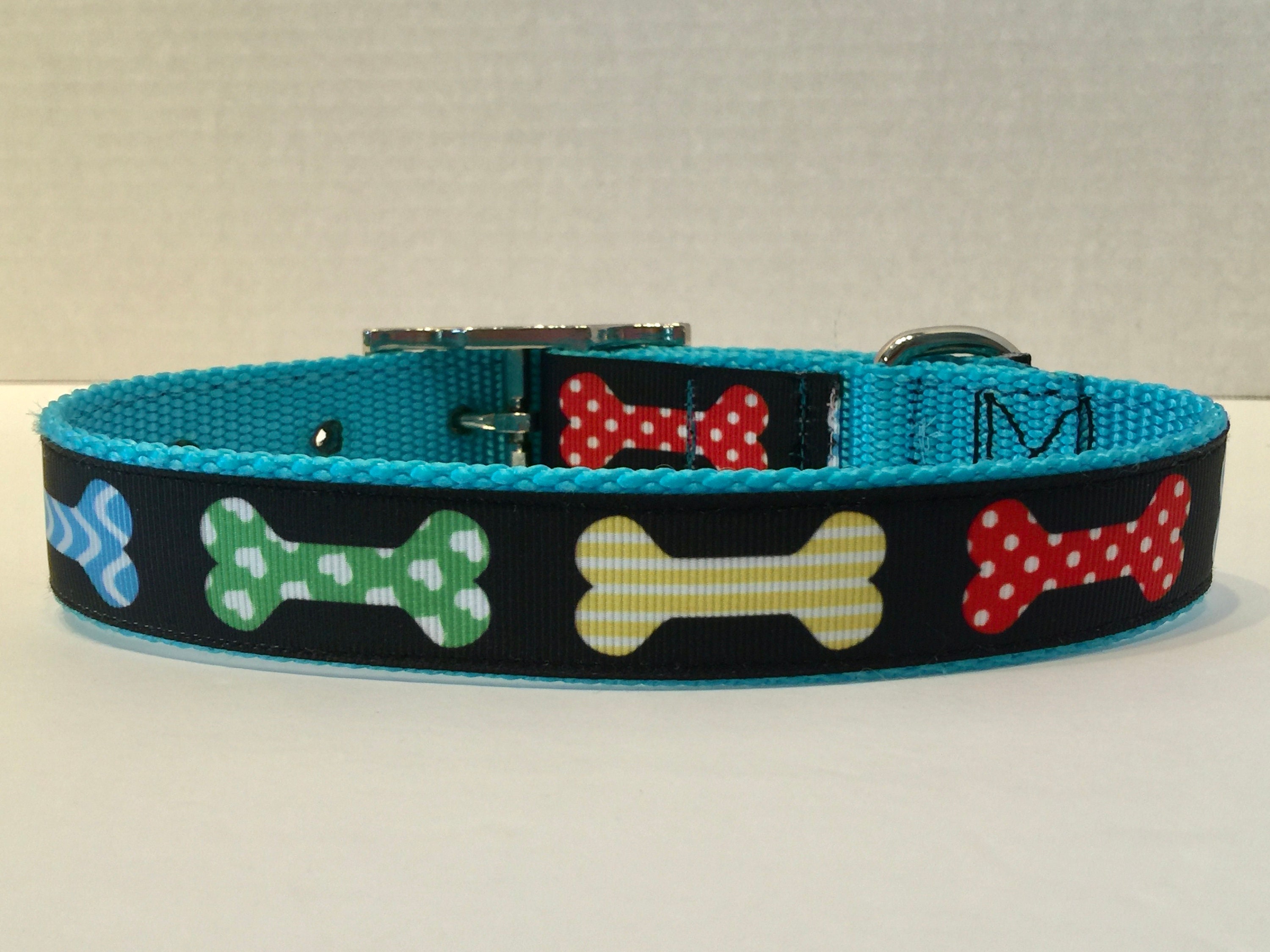 Dog Bone Collar Colorful Bone Collar Etsy UK
