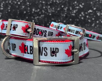 Canada afgescheiden honden- of kattenhalsband, ellebogen omhoog