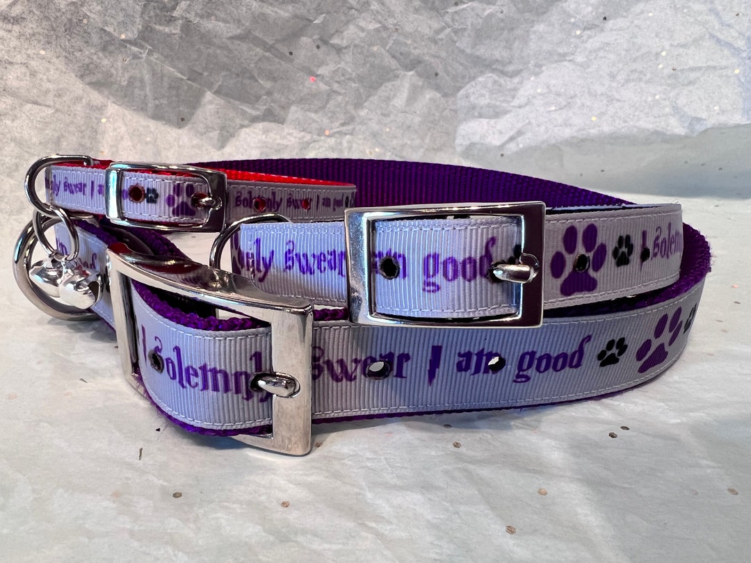 I Solemnly Swear I Am Good Dog Collar, I Solemnly Swear I Am Good Cat