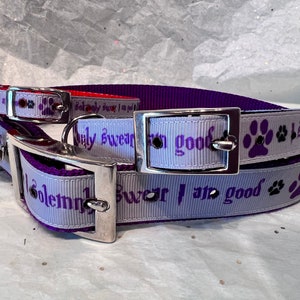 Solemnly Swear Collar Etsy