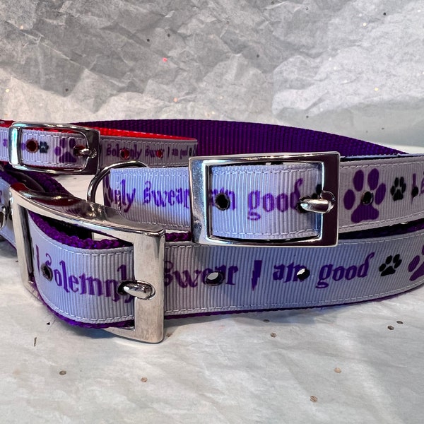 I solemnly swear I am good Dog Collar, I solemnly swear I am good Cat Breakaway Collar