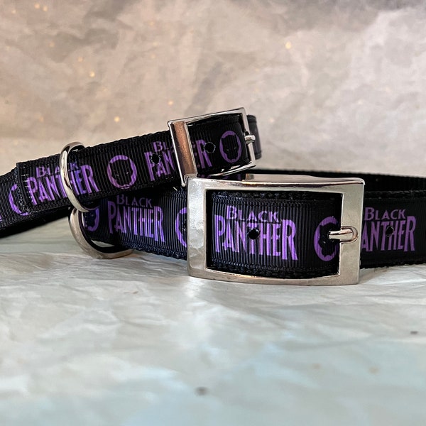 Black Panther Cat Collar Etsy